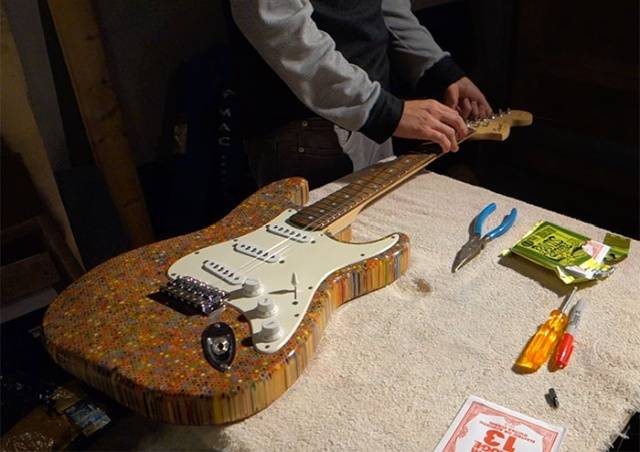 Nothing Special, Just A $500 Guitar Made Out Of 1200 Pencils