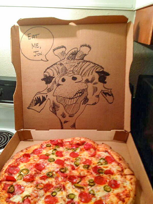 When Pizza Places Do Everything To Make You Smile