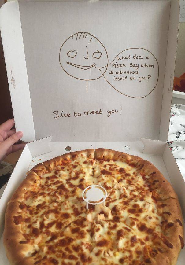 When Pizza Places Do Everything To Make You Smile