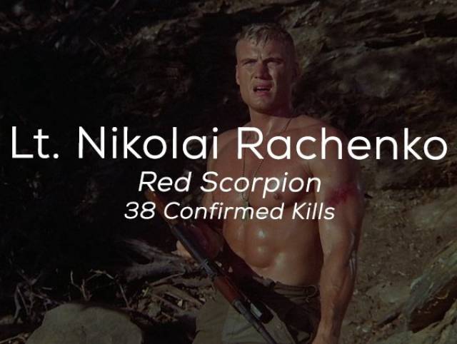 Action Movie Characters From The 80’s Who Have Taken The Most Lives