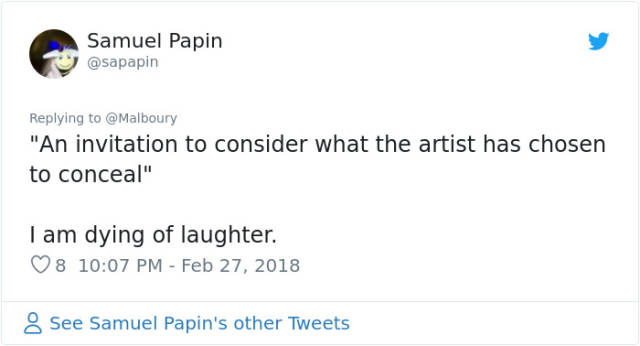 The Only Weapons He Had Were Art And Trolling