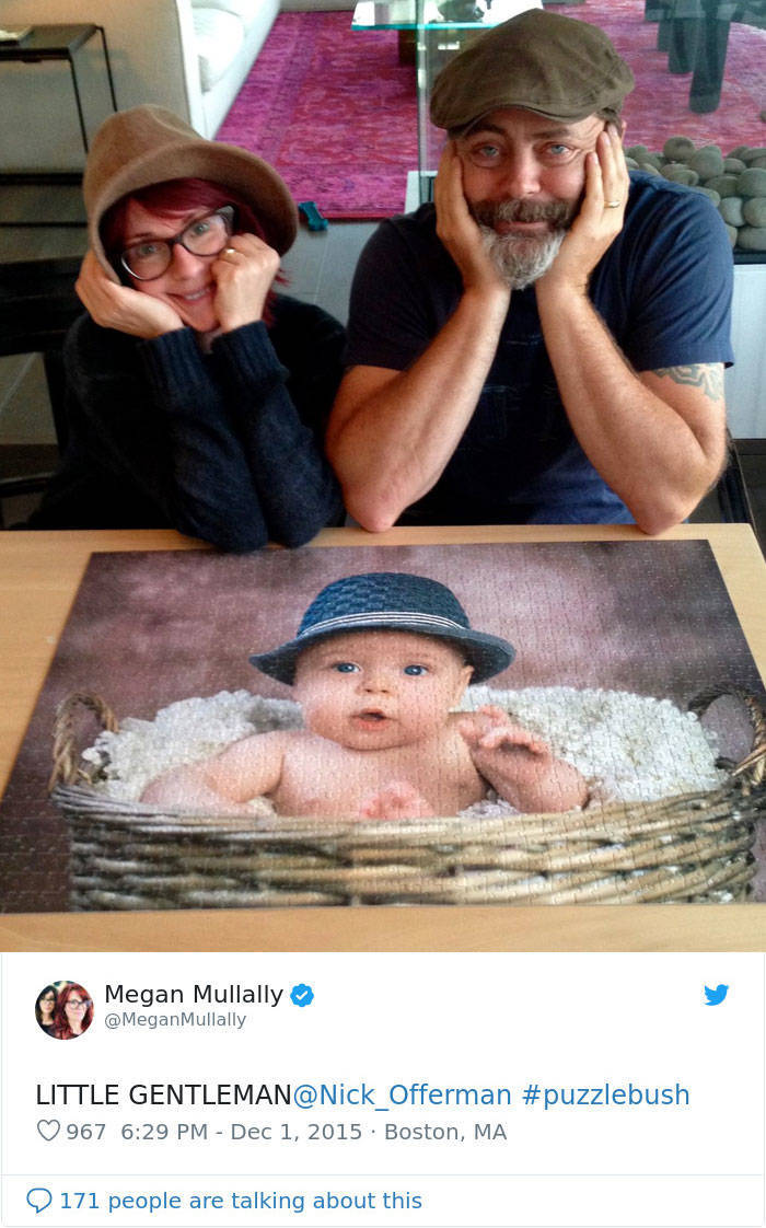 Aren’t Nick Offerman And Megan Mullally Just Adorable?
