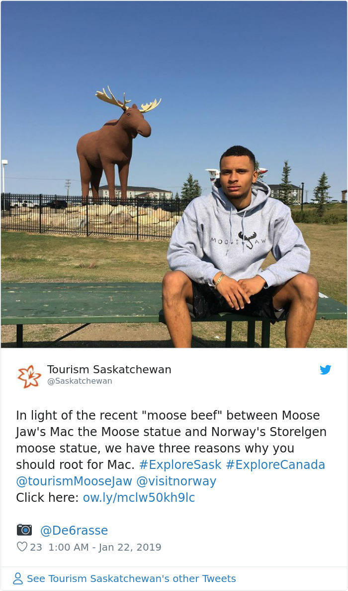 Canada Just Can’t Tolerate Norway Having The Tallest Moose Statue In The World Canada Just Can’t Tolerate Norway Having The Tallest Moose Statue In The World