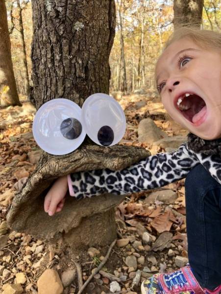 Trees LOVE Swallowing Stuff!