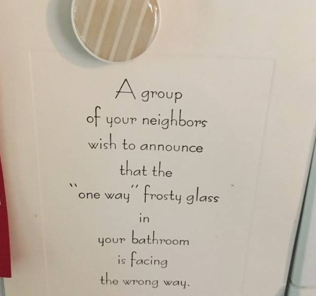When Passive Aggression Is Your Only Weapon Against Annoying Neighbors When Passive Aggression Is Your Only Weapon Against Annoying Neighbors