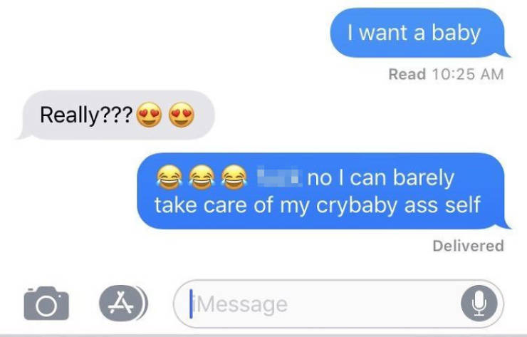 And What Would Be Your Answer To “I Want A Baby!” Challenge?