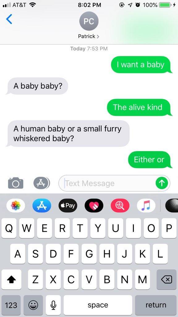 And What Would Be Your Answer To “I Want A Baby!” Challenge?