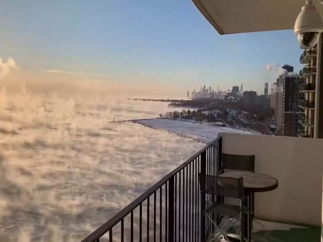Lake Michigan Trying To Cope With Freezing Temperatures