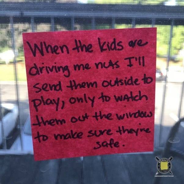 Dad Nails Parenting With His Post-It Notes