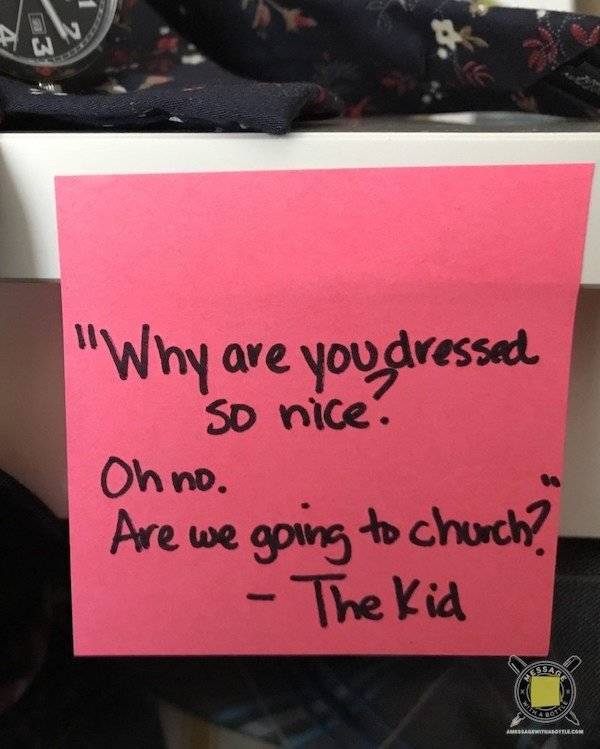 Dad Nails Parenting With His Post-It Notes