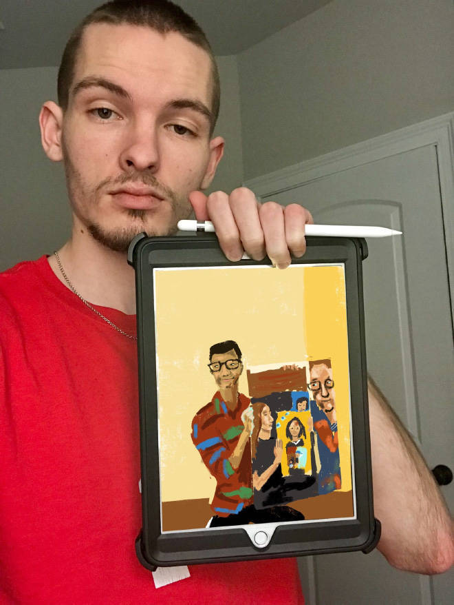 How A Simple Painting Became Viral And Recursive