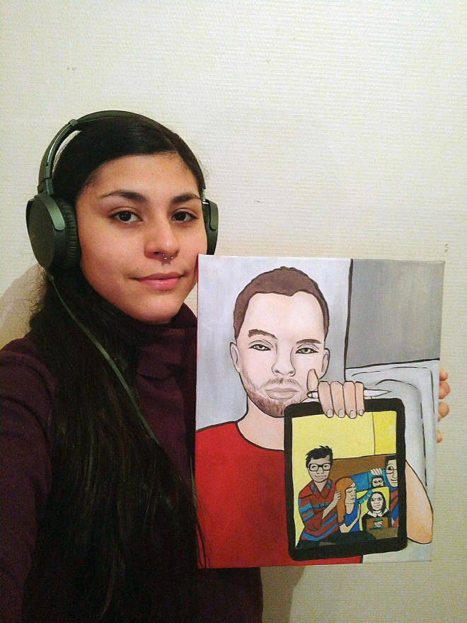 How A Simple Painting Became Viral And Recursive