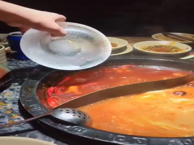 Ice Bowl To Remove Extra Fat From The Dish