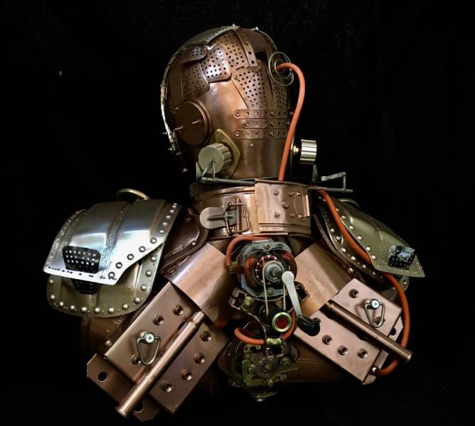 Artist Creates Incredible Steampunk Sculptures Of Pop Culture Characters