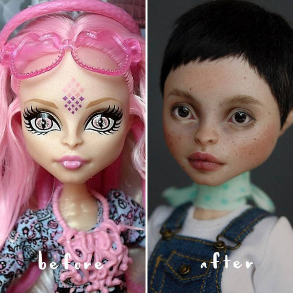 Artist Turns Unrealistic Dolls Into Real Women