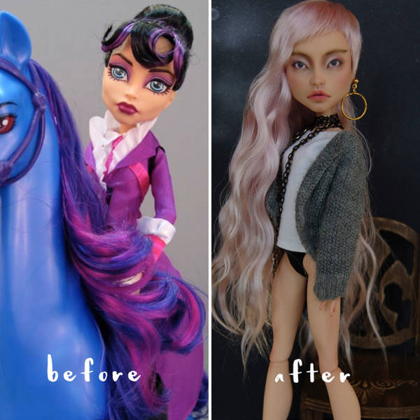 Artist Turns Unrealistic Dolls Into Real Women