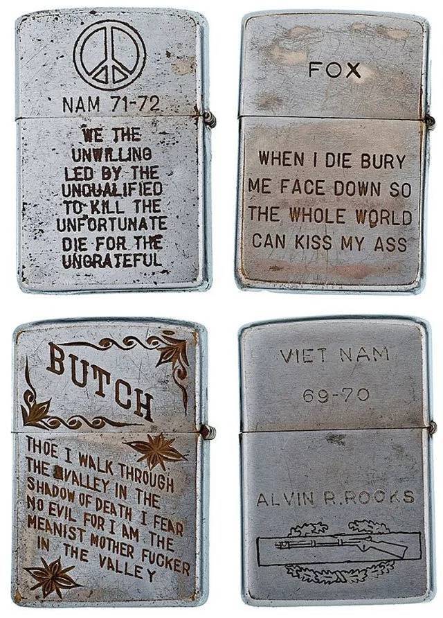 Zippo Lighters From Vietnam War Carry A Lot Of Personal Stories