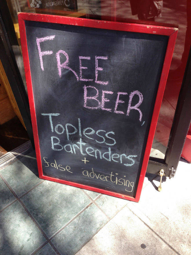 It’s Impossible To Ignore These Sidewalk Signs