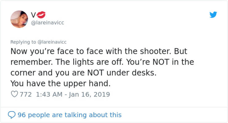 Teacher Shares What You Need To Do If An Active Shooter Is Nearby