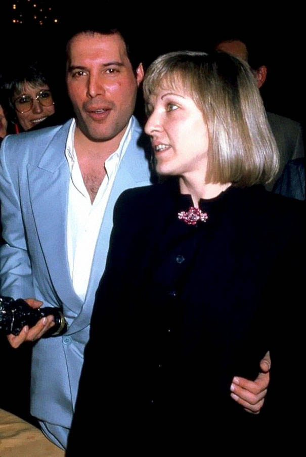 Freddie Mercury With His Only Friend And Love – Mary Austin