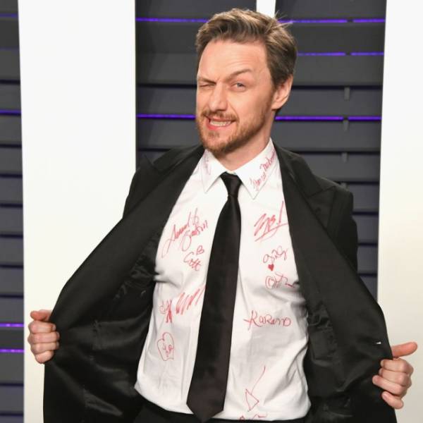 James McAvoy Collected Oscar Autographs For Charity, But In An Unusual Way