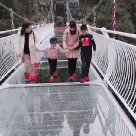 This Glass Bridge Prank Isn’t Very Funny, To Be Honest…