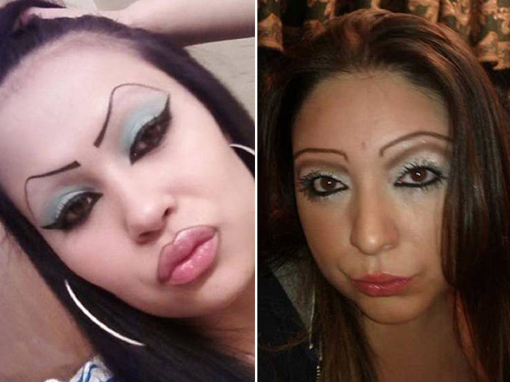 Eyebrows – 1. Women – 0.