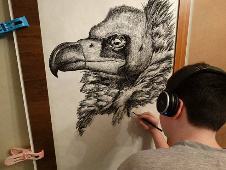 Amazing Nature-Inspired Artworks Of A 16-Year-Old Serbian Boy