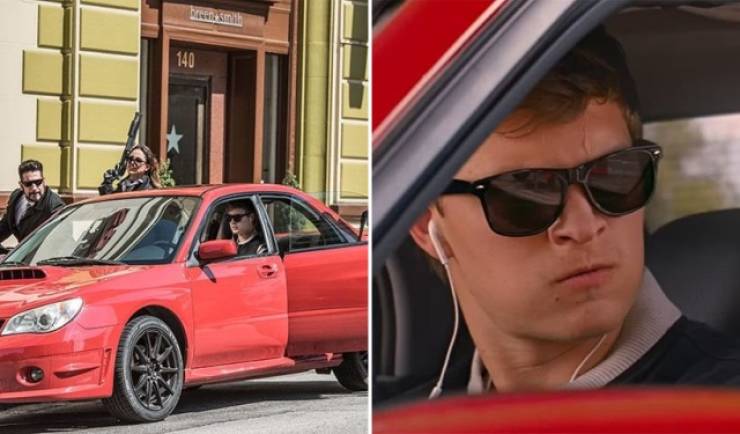 The Crazy Stunt Setup From “Baby Driver”