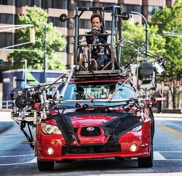 The Crazy Stunt Setup From “Baby Driver”