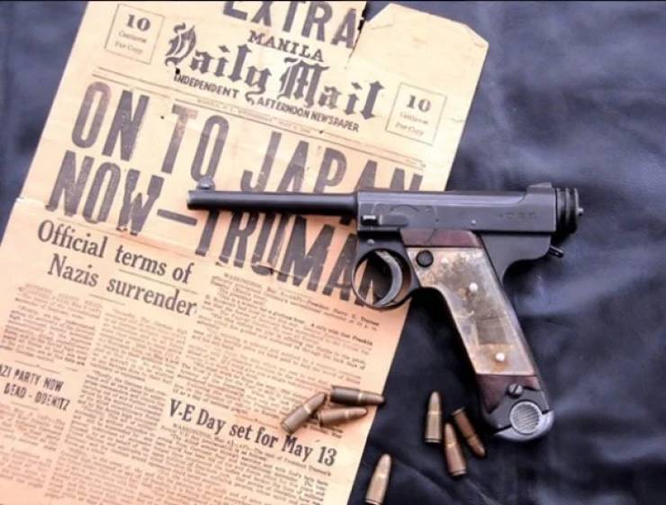 WWII “Sweetheart” Pistols With Grips Made Of Downed Plane Parts