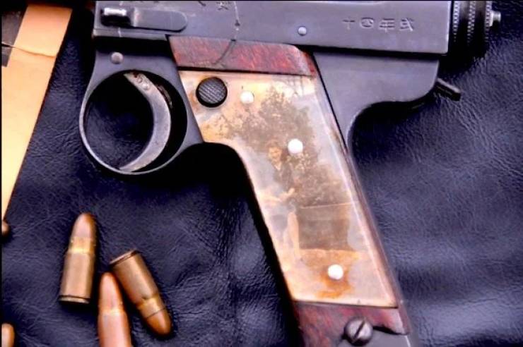 Wwii Sweetheart Pistols With Grips Made Of Downed Plane