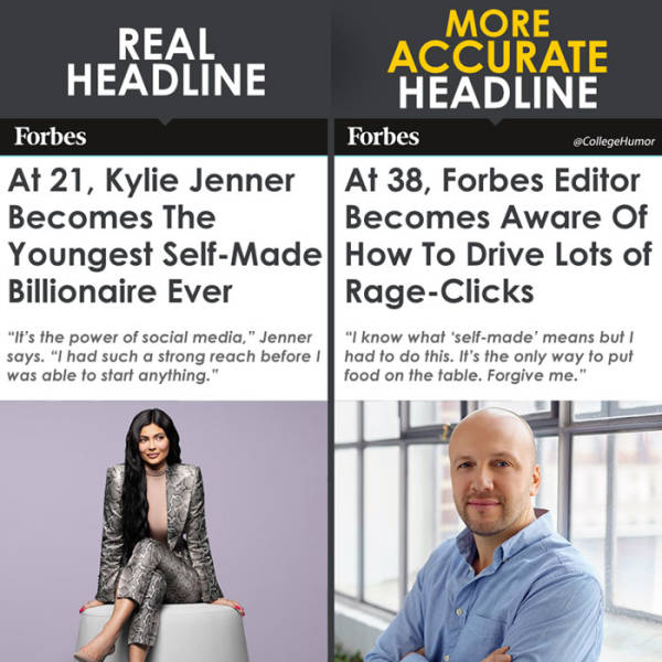 Internet Reacts To Kylie Jenner Being Called The Youngest “Self-Made” Billionaire