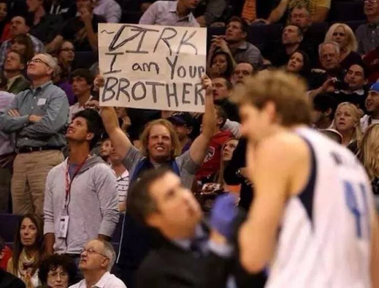 Sports Fans Gotta Be Original With Their Signs