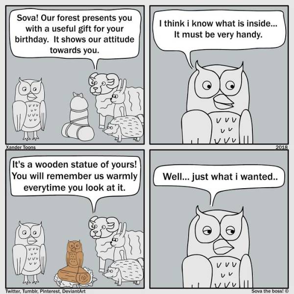 This Owl Is Everyone’s Worst Boss