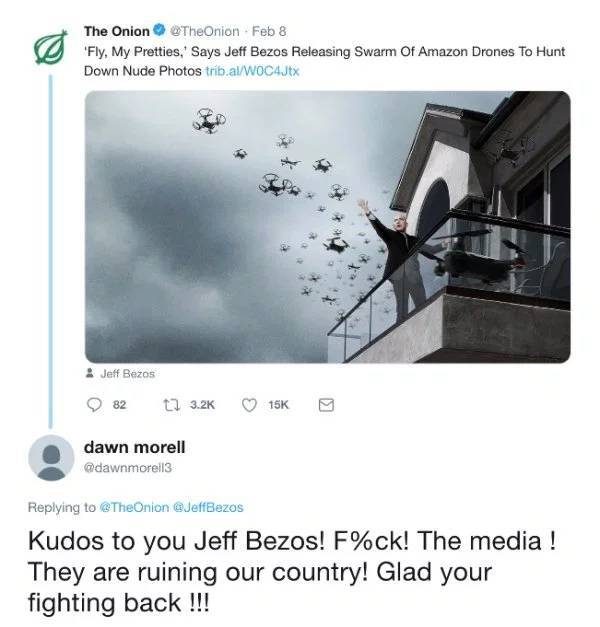 Believing “The Onion” Is Not A Great Idea…