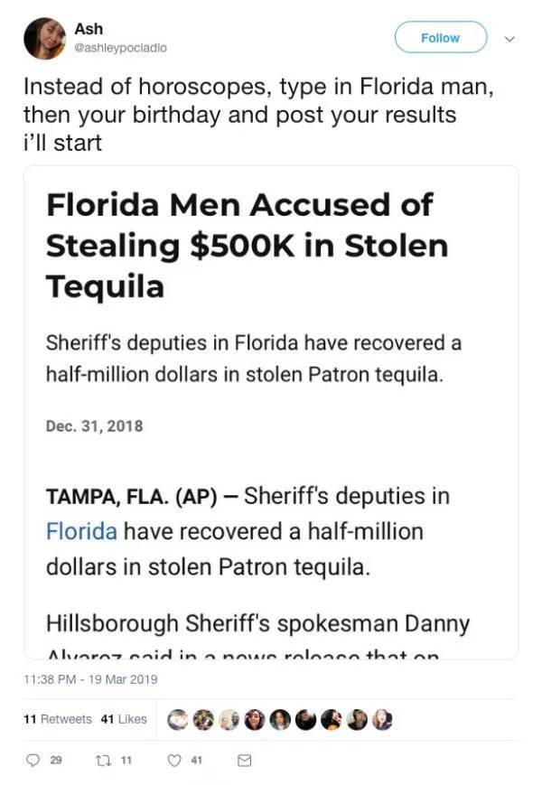 And Which Florida Man Is Your Spirit Animal?