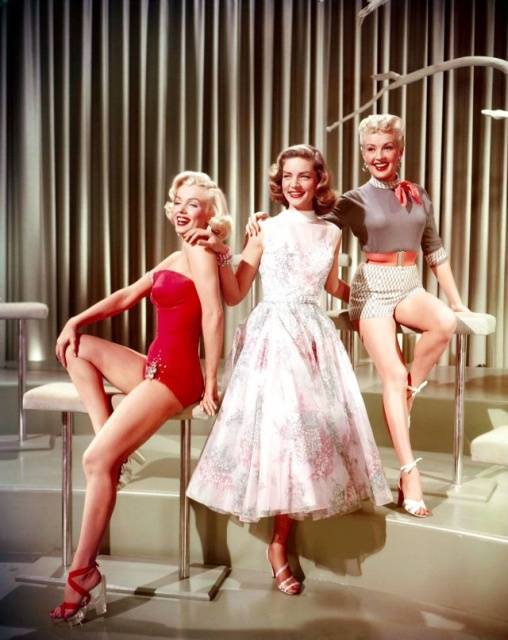 Behind-The-Scenes Shots From The Set Of "How to Marry a Millionaire"