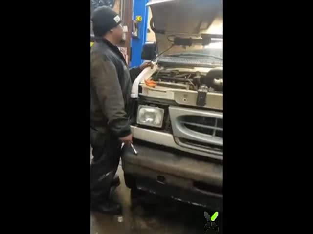 When Your Friend Starts His Engine For The First Time After Repairs