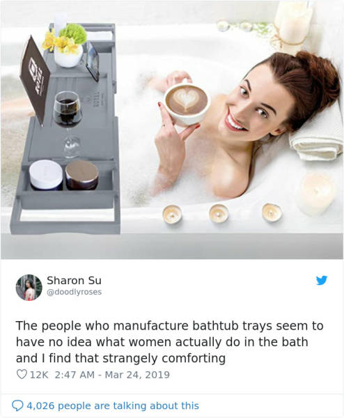 Ad Companies Have No Idea What Women Are Doing In Bathtubs