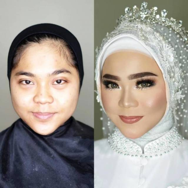 Asian Brides Look Somewhat Unnatural With Their Wedding Makeup On