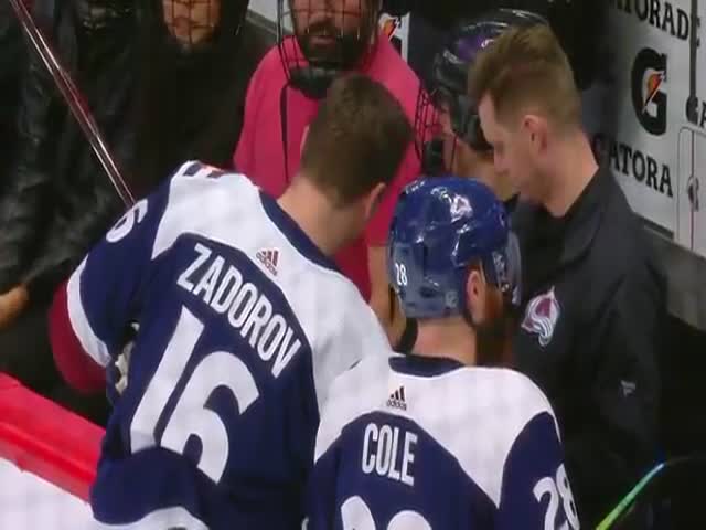 NHL Player Nikita Zadorov Makes His Young Fangirl Very Happy