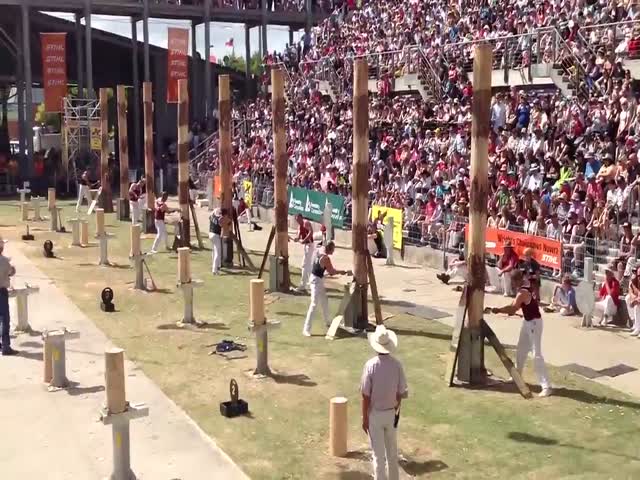Lumberjack Competitions Are Pretty Intense