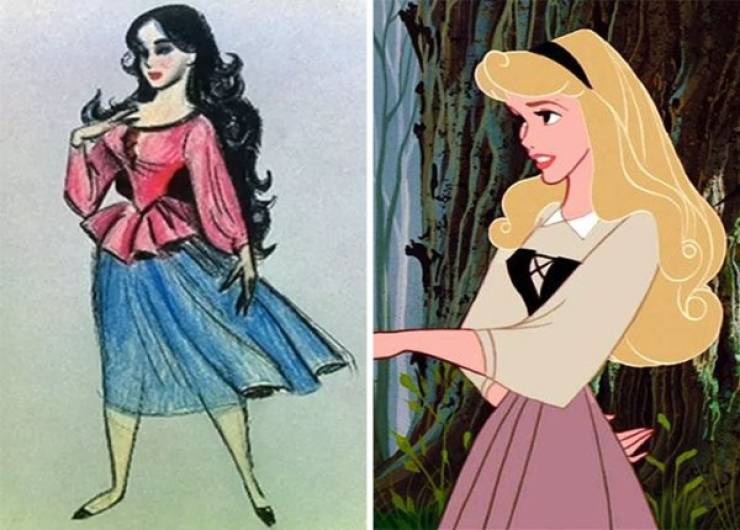 Original Disney Character Sketches Looked Very Different