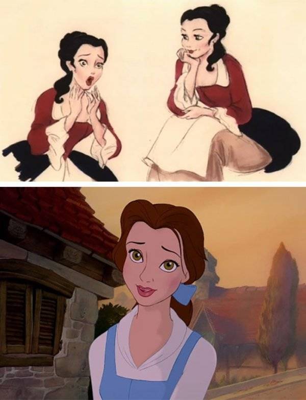 Original Disney Character Sketches Looked Very Different