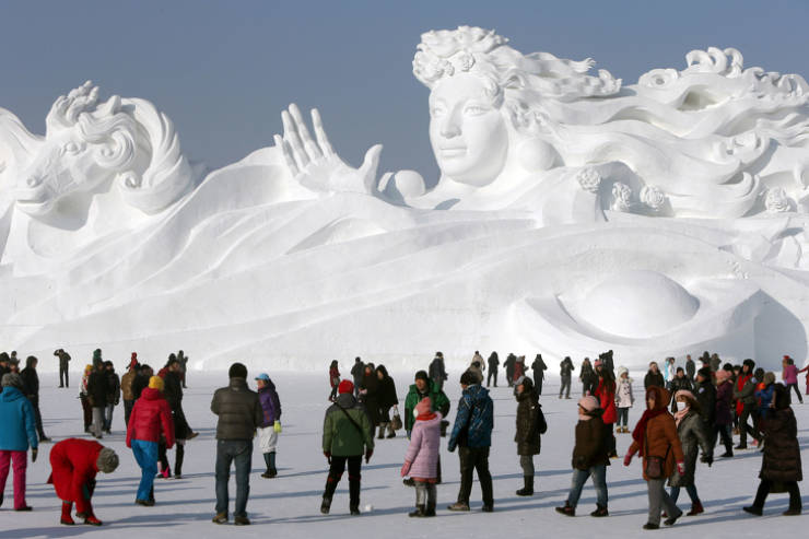 Beautiful Snow & Ice Sculptures That Unfortunately Can’t Be Frozen In Time