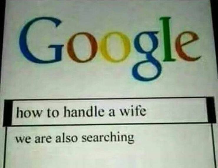 Married Life Is Survival Of The Fittest