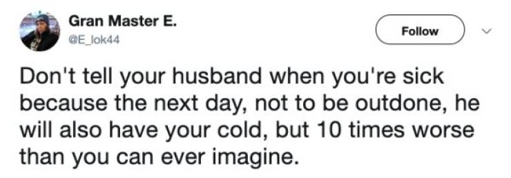 Married Life Is Survival Of The Fittest