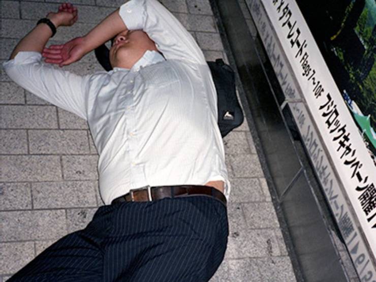 Japanese Businessmen Sleeping On The Streets Are A Testament To Japan’s Strict Work Culture