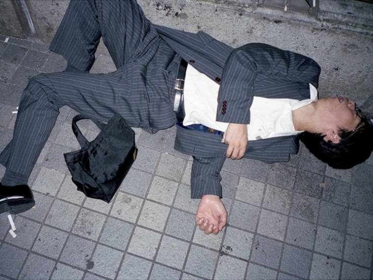 Japanese Businessmen Sleeping On The Streets Are A Testament To Japan’s